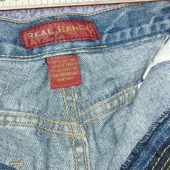 Real Ranch Mens Blue Jeans Size: 33x30 - Picture 3 of 3